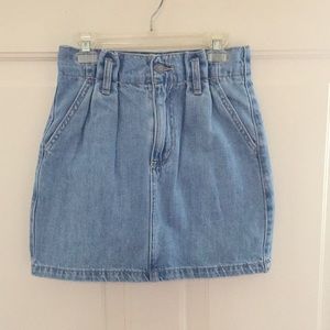 Hollister high-rise denim skirt